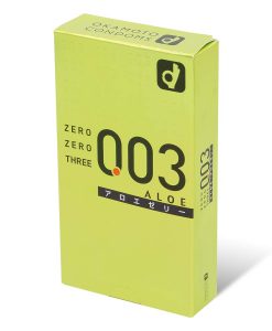岡本 0.03 Aloe 蘆薈乳膠安全套 10片裝 (日版)