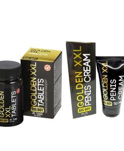 【增大孖寶】荷蘭Cobeco BigBoy Golden XXL 男士增大丸（45粒）＋ 勃起增大膏（50ml）
