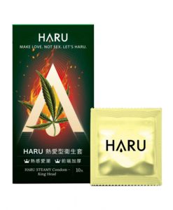 台灣Haru Steamy King Head 持久 熱愛型安全套（10片裝）