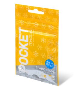 日本TENGA Pocket Tenga SPARK BEADS即棄飛機袋（黃色）