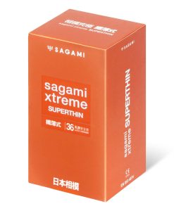 日本相模Sagami 纖薄式  乳膠安全套（36片裝）