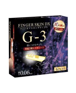 日本KissMeLove Finger Skin DX G-3 三段刺激指險套（6片裝）