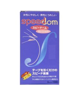 【最後1盒】日本 Japan Medical  Speedom橫紋型速戴乳膠安全套（8片裝）