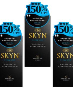 【3盒優惠】SKYN 日本版 Extra Lub 水潤加潤滑  iR安全套 10片裝 (人氣推薦 最熱賣Condom品牌)